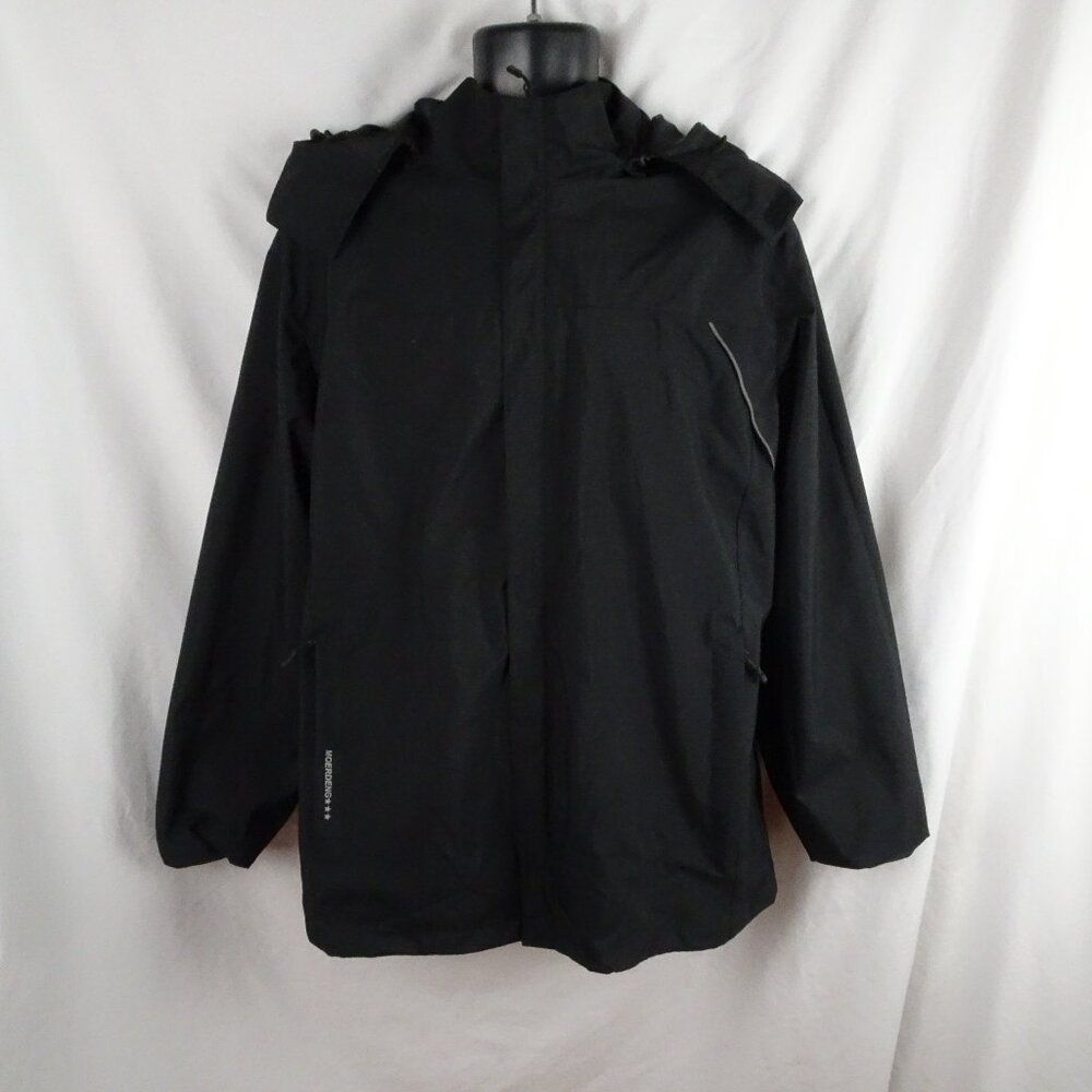 Moerdeng Men Waterproof Breathable Zip up Jacket Size L